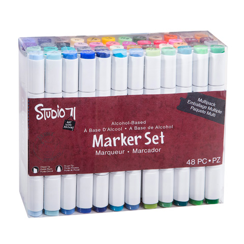 Studio 71 Alcohol Ink Marker Set Dual Tip 48 pieces.jpg