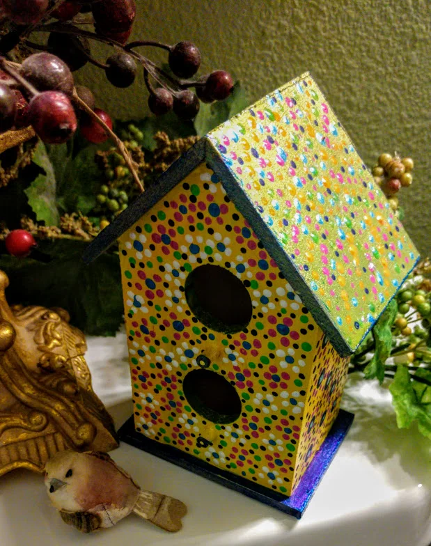 mini Bird House - perfect for Bath, Kitchen, Shelves…2/$35