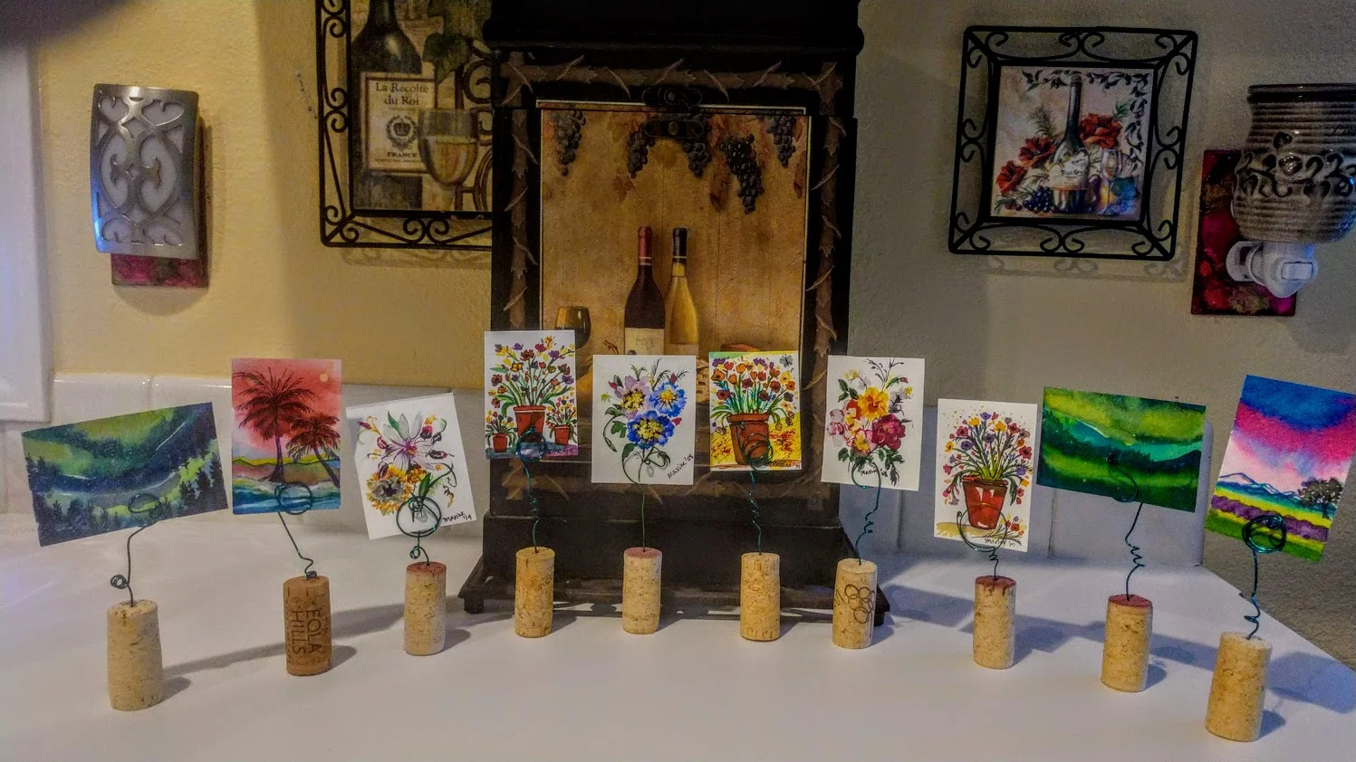 MINIATURE WATERCOLOR PAINTINGS “UNCORKED!”
