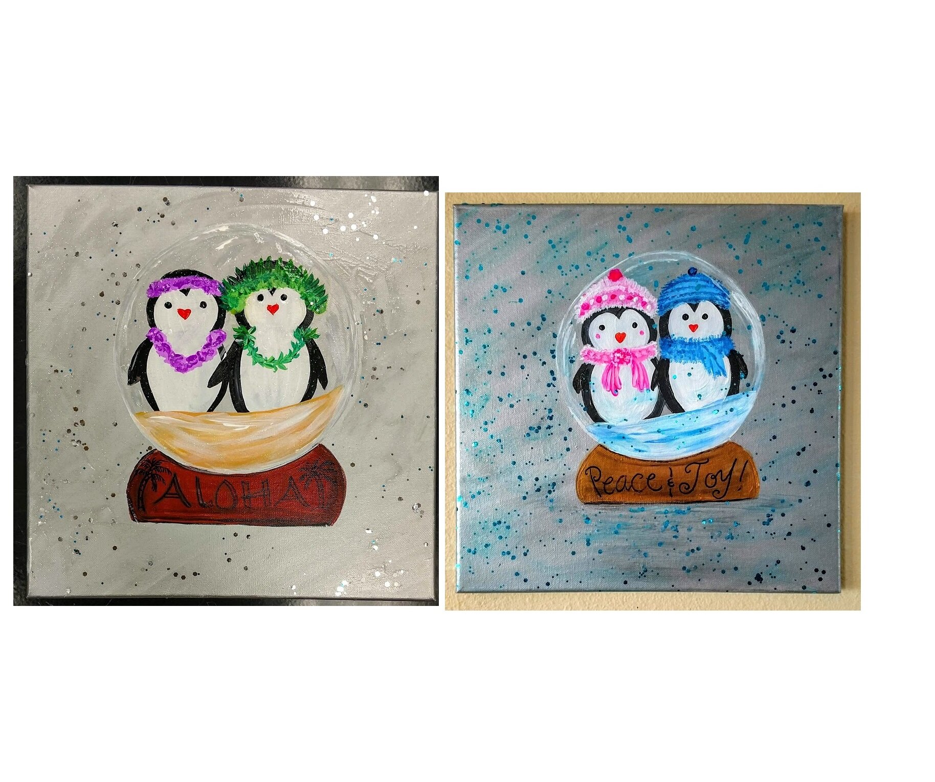 Me and My Peeps Snow Globe, Heroes  $40