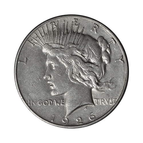 1926 American Peace Dollar Silver Coin