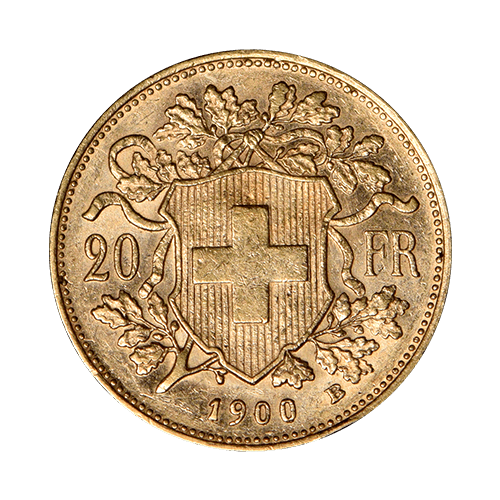 Swiss 20 Franc Gold Coin