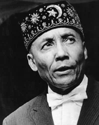 The Hon. Elijah Muhammad, leader of the Nation of Islam (NOI) from 1934 until his death in 1975. Mosque No. 12 was the first mosque established in Pennsylvania within the NOI in Philadelphia in the early 1950s.   Photo courtesy of New Africa Center.
