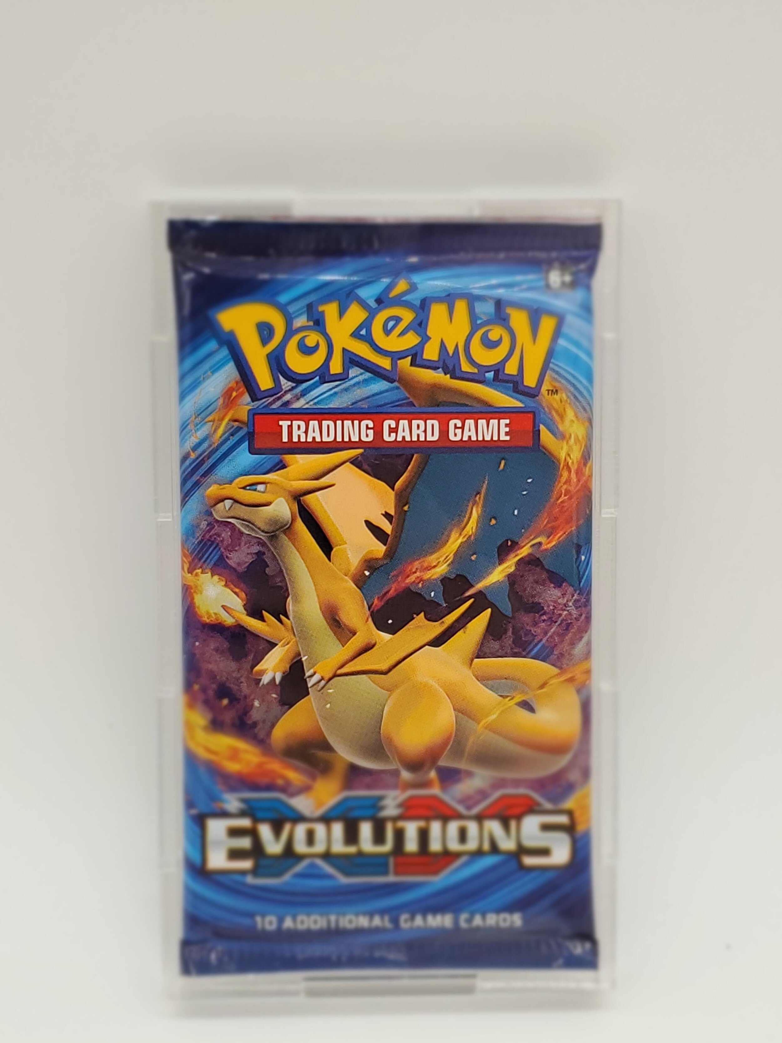 Break N Trade Pokemon 4 Pack Trading Card Acrylic Booster Pack Case 