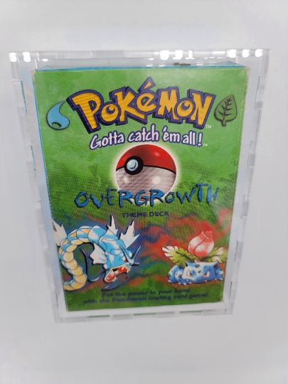 ovp Clear Plexiglas protective case for Pokemon wotc theme deck UV RESISTANT