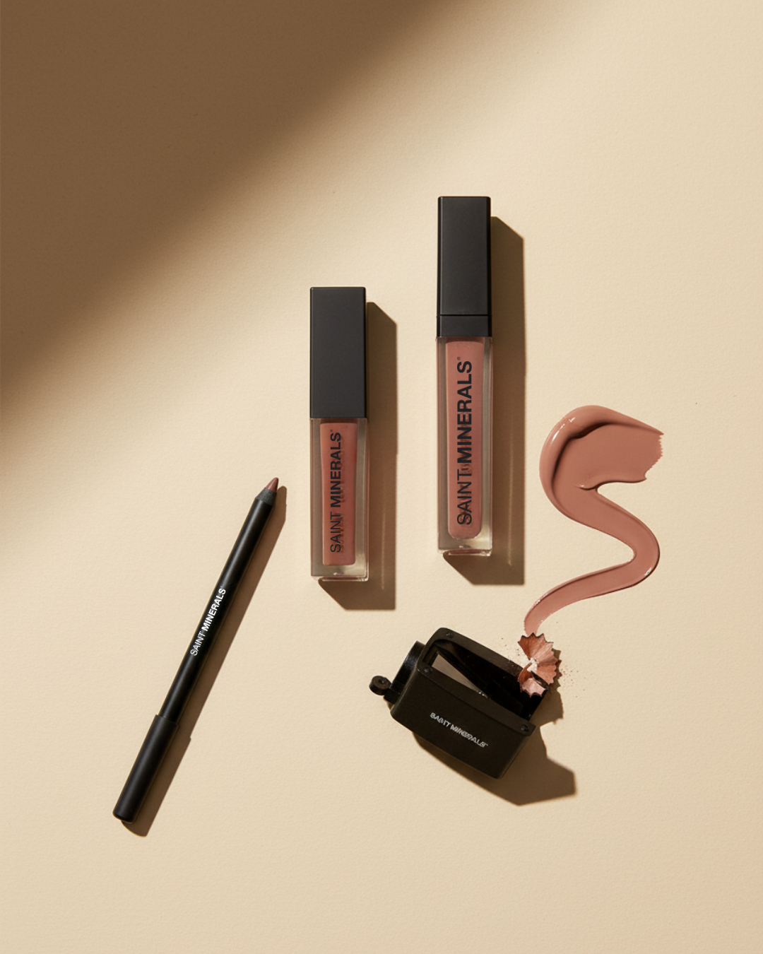 Saint Minerals Pucker Up Lip Wardrobe - Nude Trio (Limited Edition)