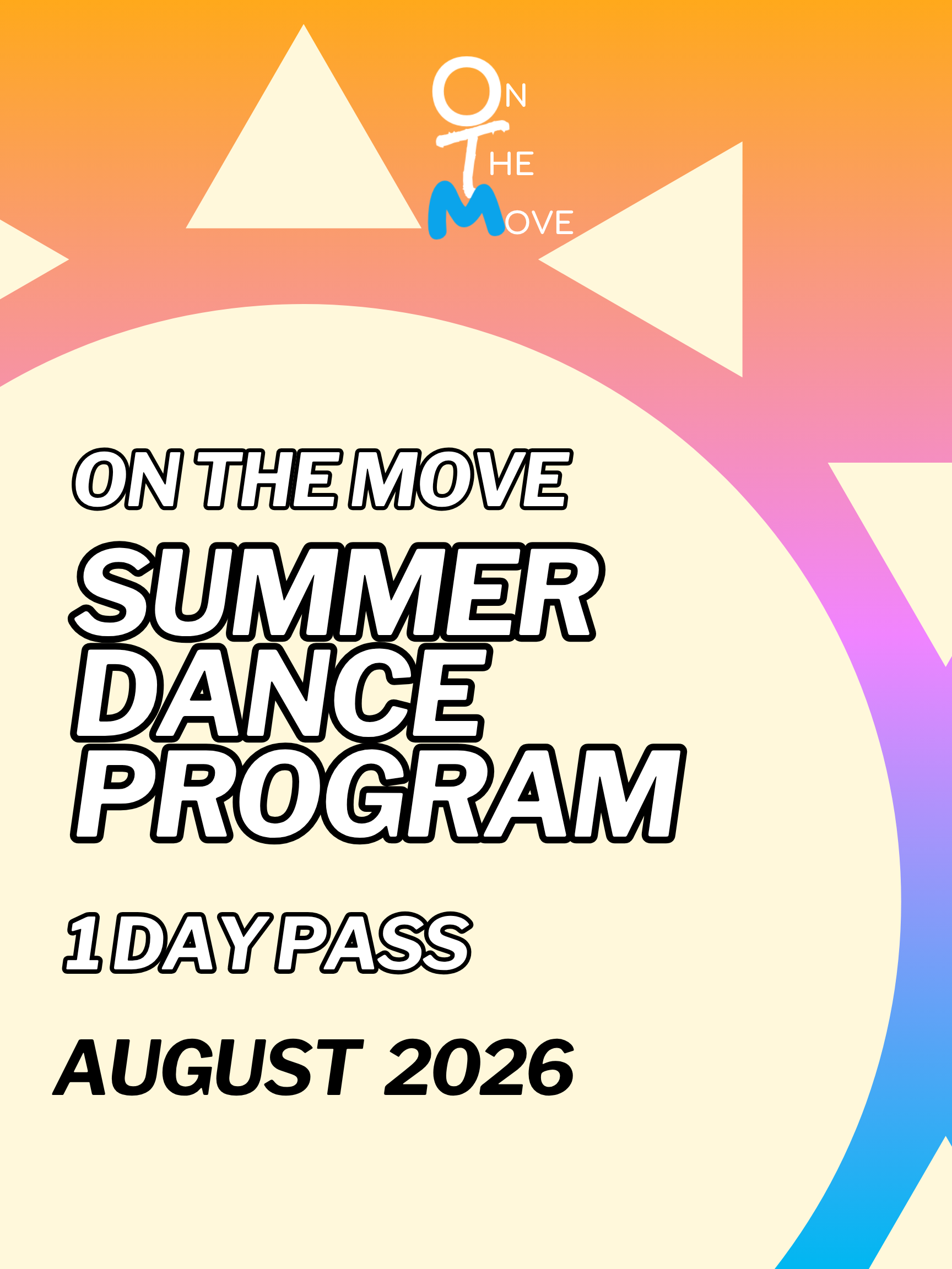 Register - On the Move 1 Day Pass