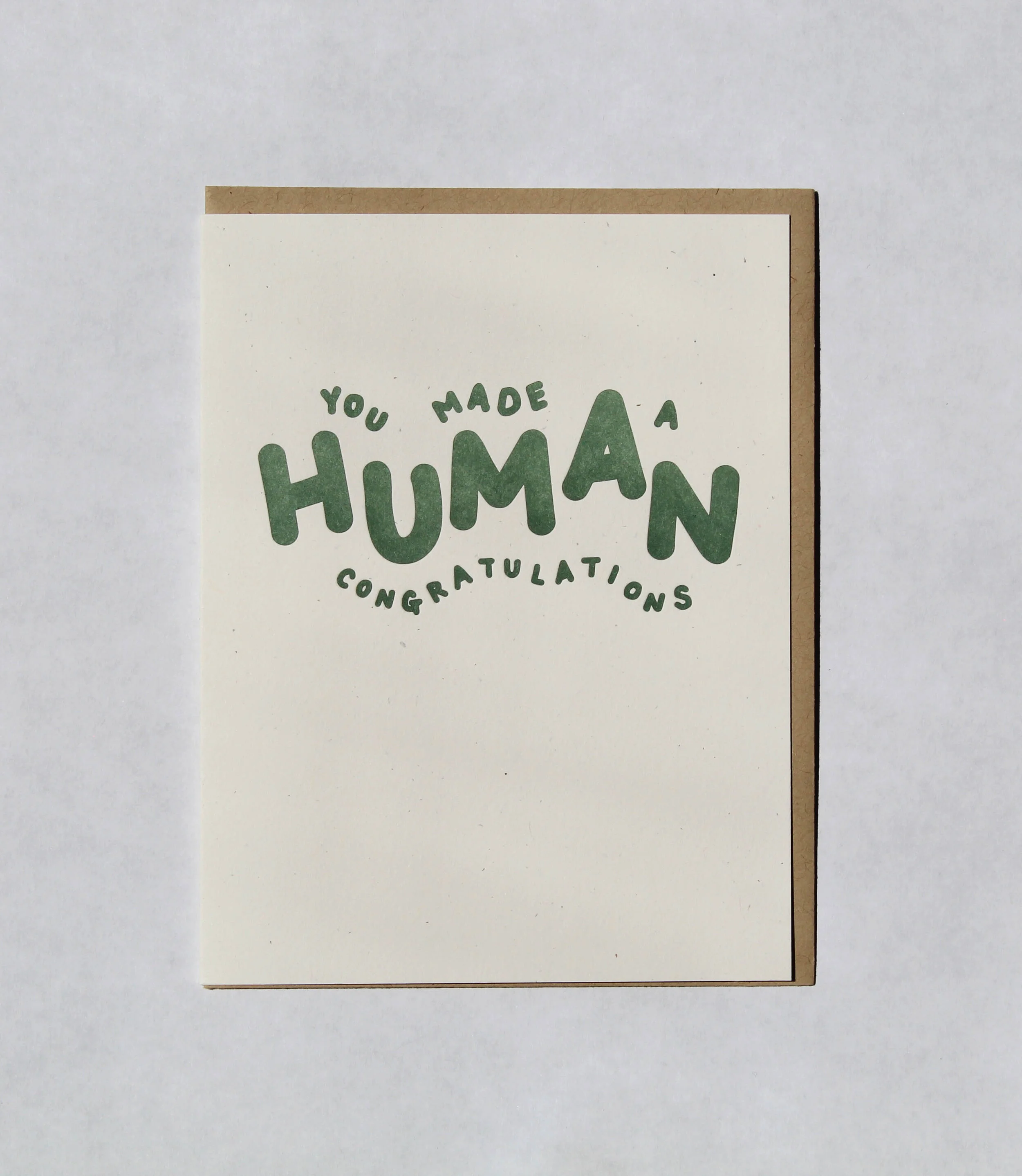 You made a human! Congratulations!