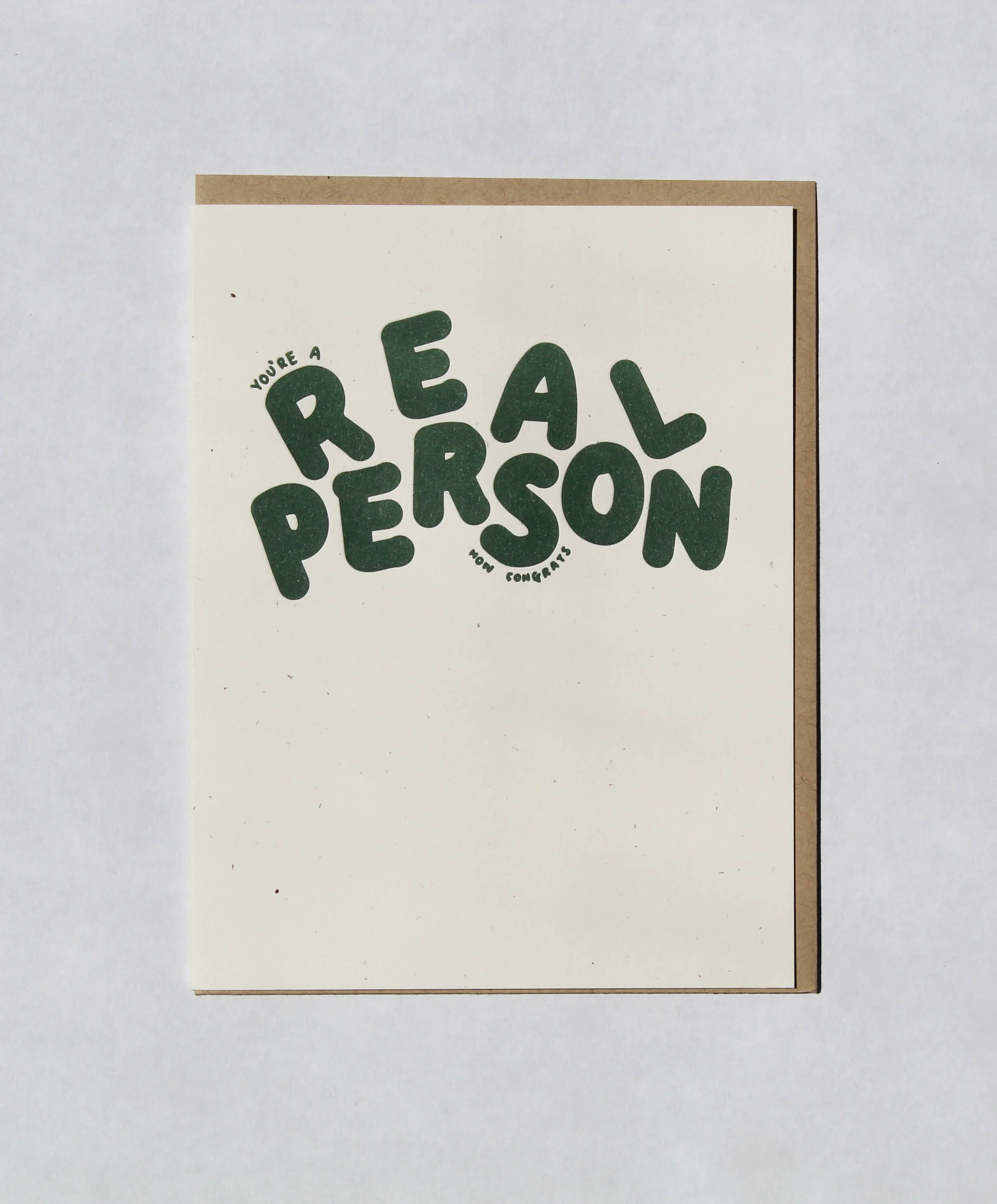 You're a real person now, congrats!