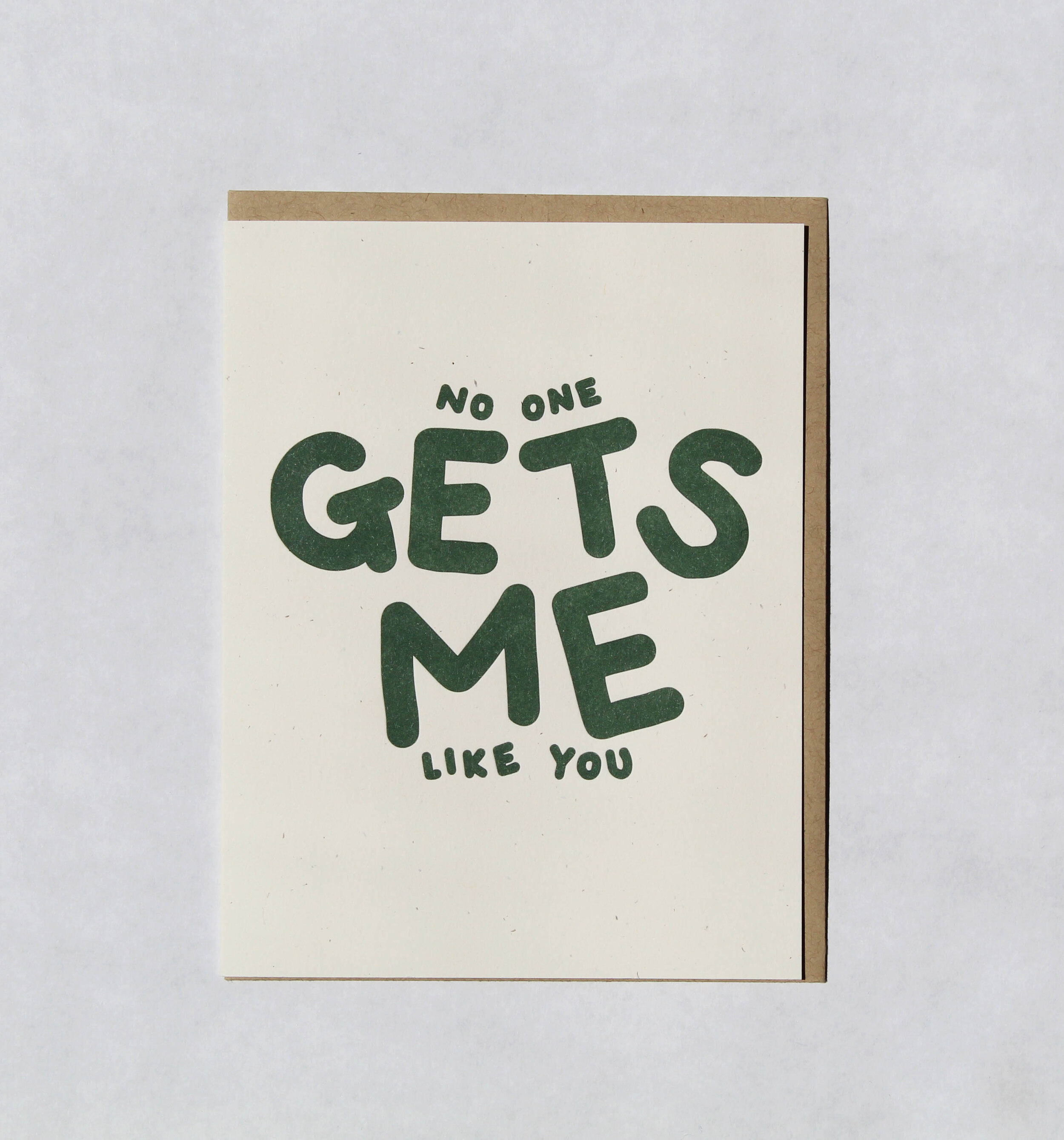 No one gets me like you