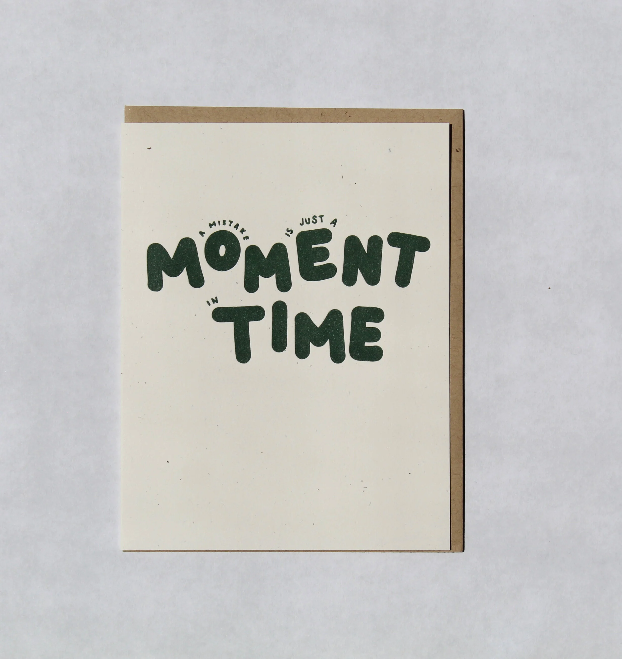 A mistake is just a moment in time