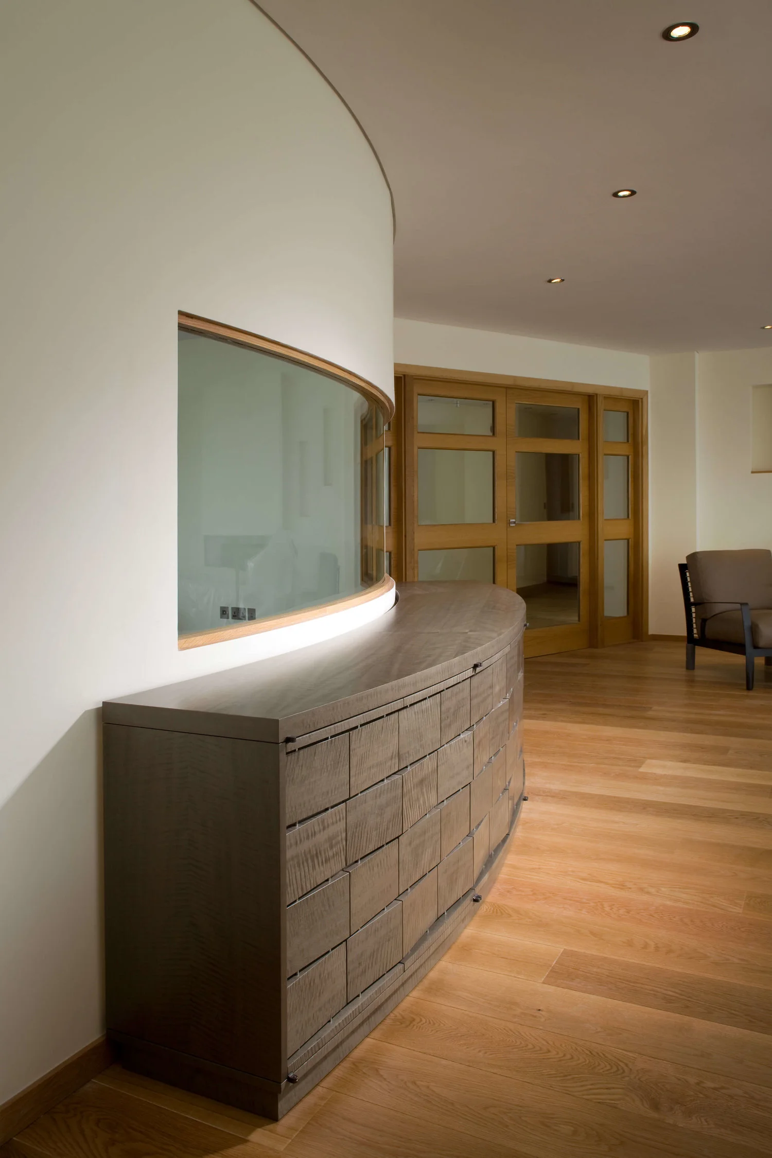CURVED BRIQUES SIDEBOARD