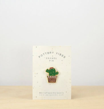 Pottery Vibes Enamel Pin 