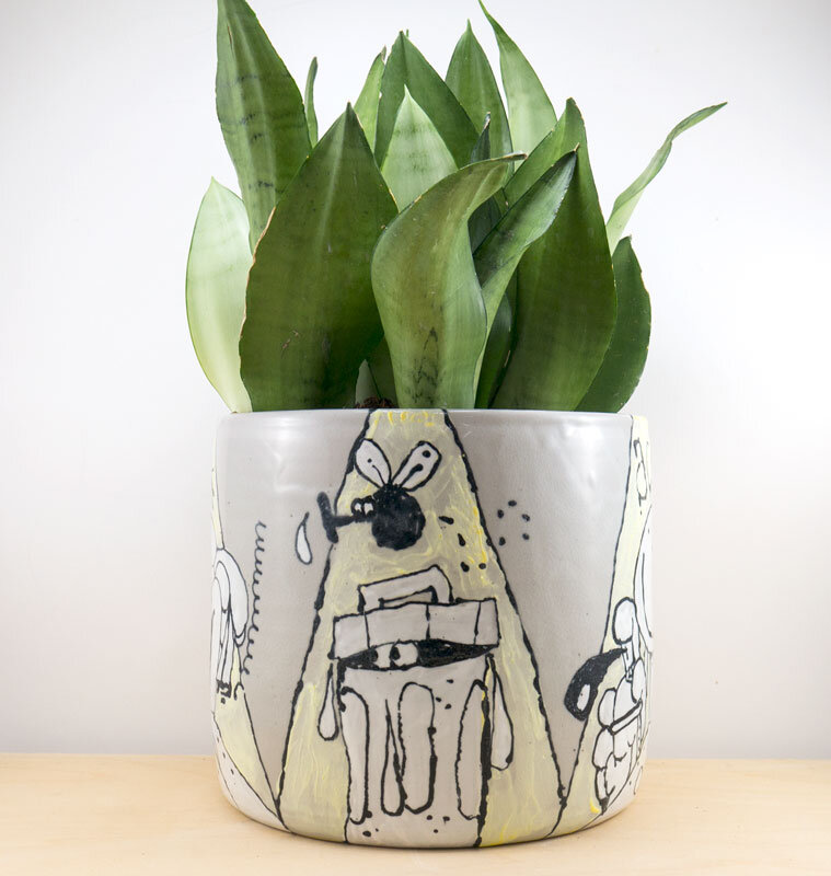 Large Planter w/ Loot