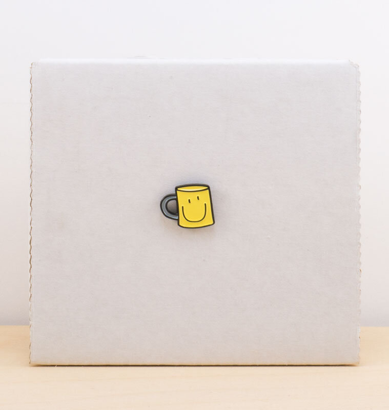 Happy Mug Enamel Pin