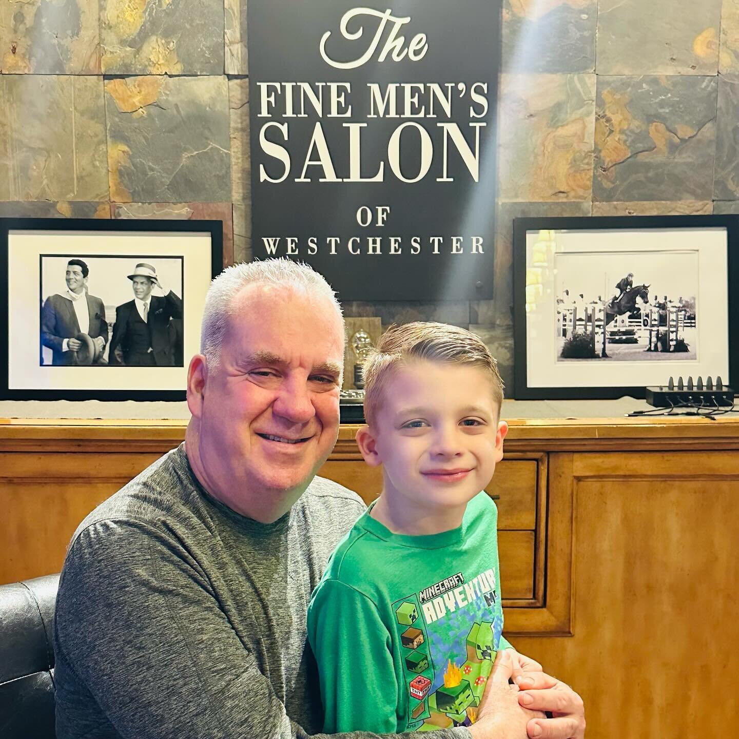 &ldquo;Being a great father is like shaving. No matter how good you shaved today, you have to do it again tomorrow.&rdquo; 💪
✨Father &amp; Son Haircut by Neli
✨Call us 914-412-7755
✨Online Reservations Link in Bio or thefinemenssalon.com
✨We ❤️ Men&