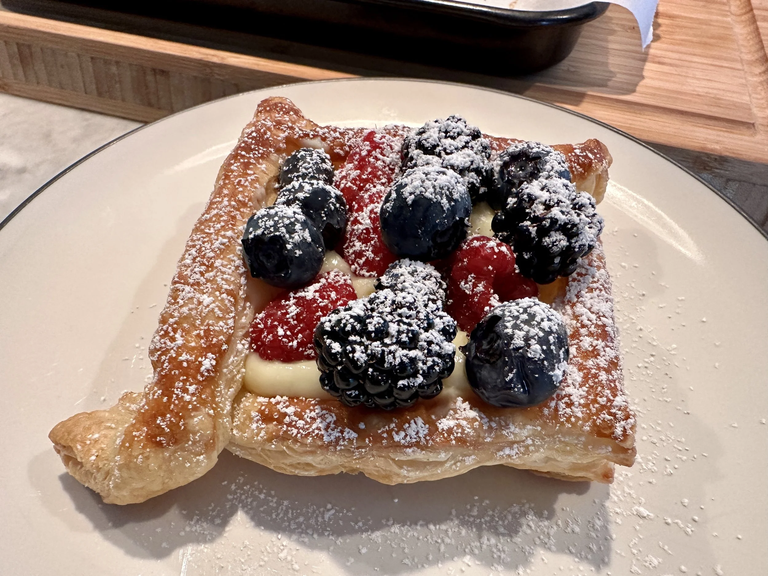 Berry Custard Pastries