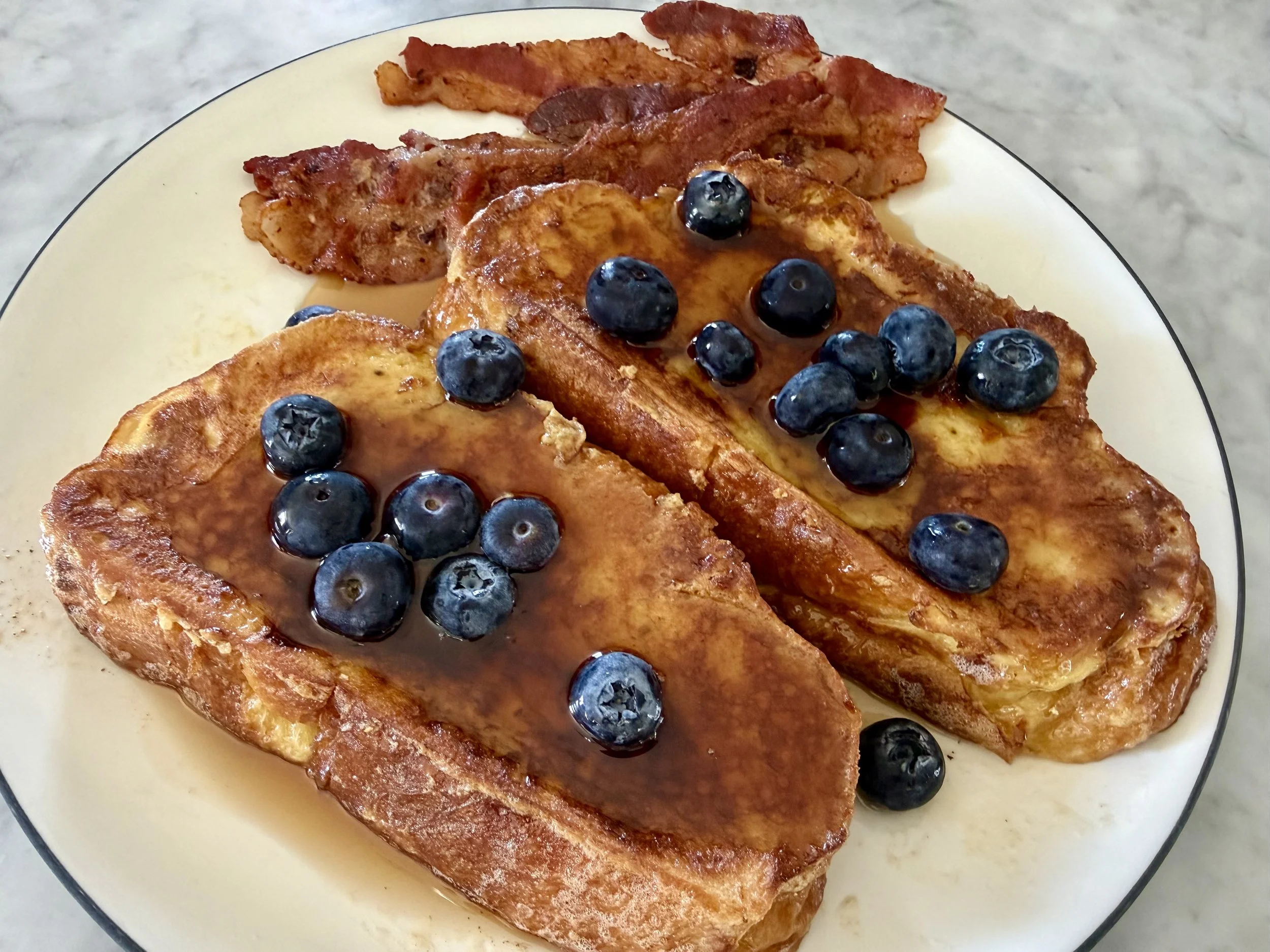 Moka Pot Coffee and Challah French Toast