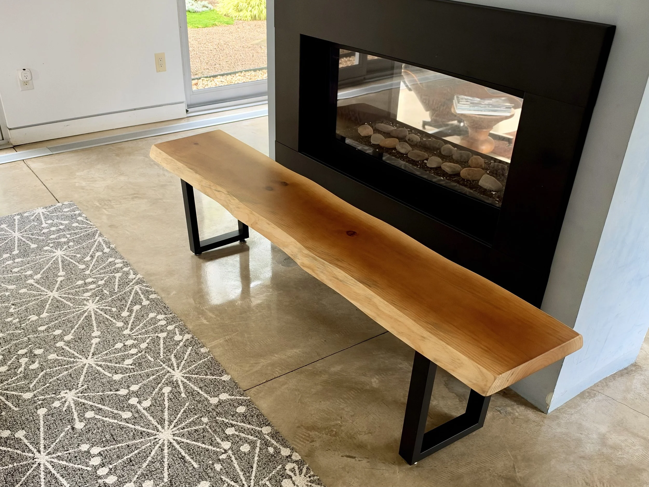 Live Edge Bench