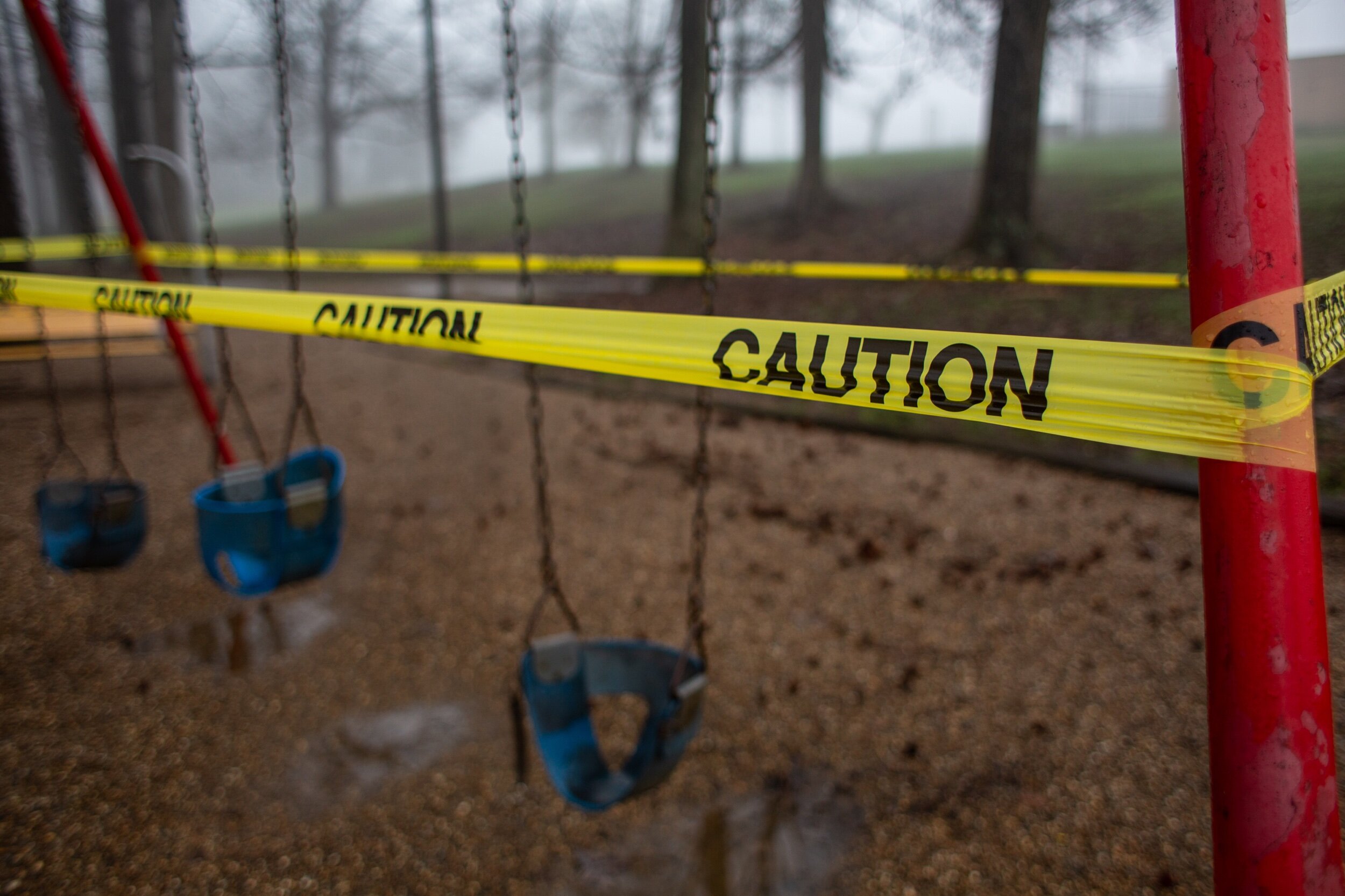 The City of Jasper closed all playground equipment.