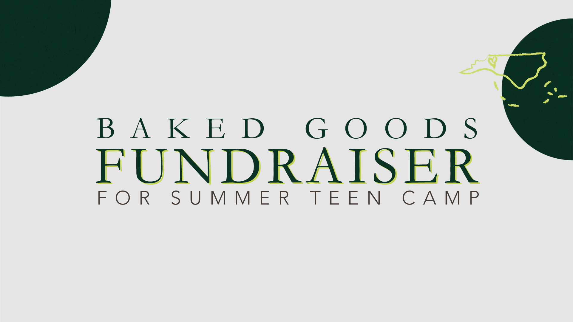 Baked Goods Fundraiser