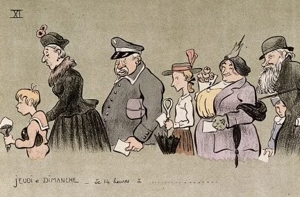 Waiting in Line / Wellcome Images