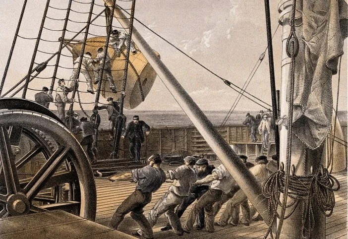 Ship-Building / Wellcome Images