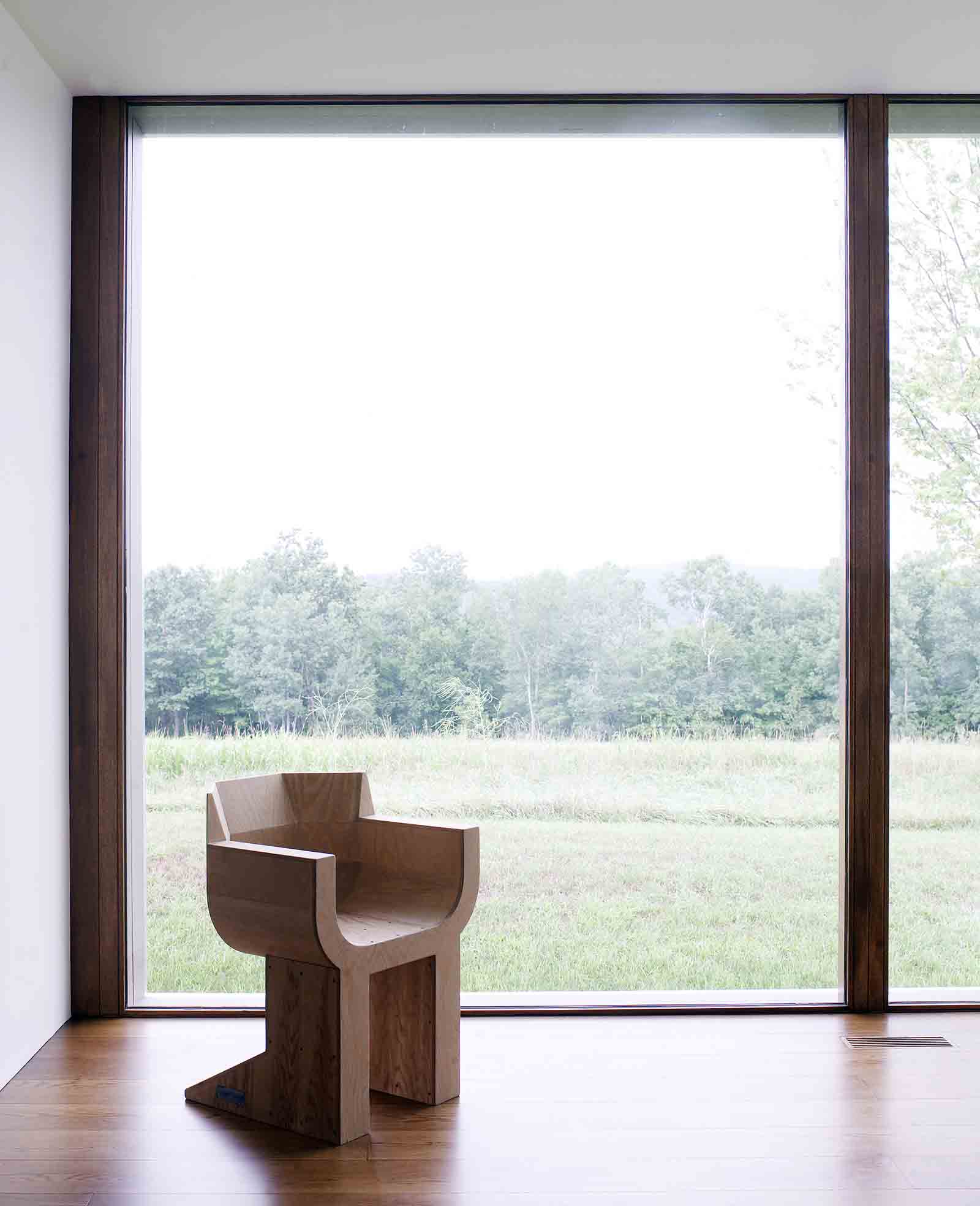 A Rick Owens chair in an upstate NY home by Ai Wei Wei. Image by Richard Powers.jpg