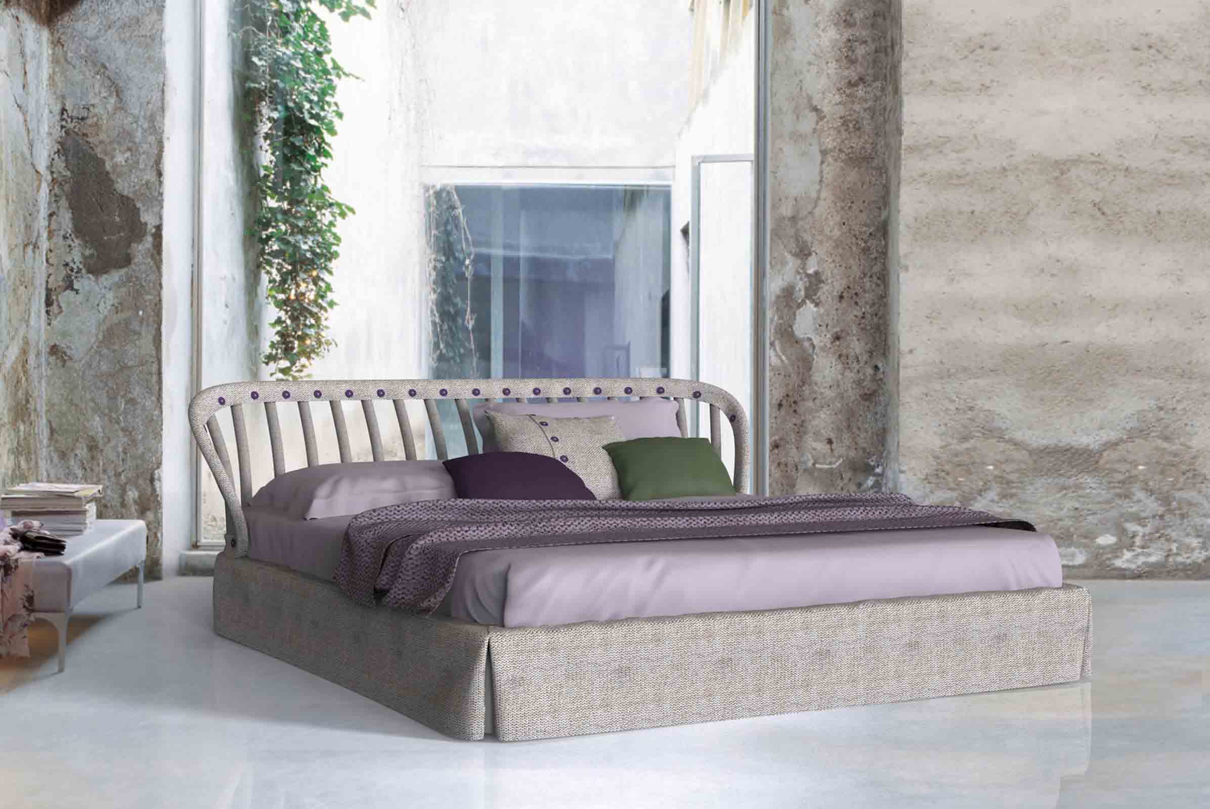 The ‘Open Air’ bed designed by  Meneghello Paolelli for Twils