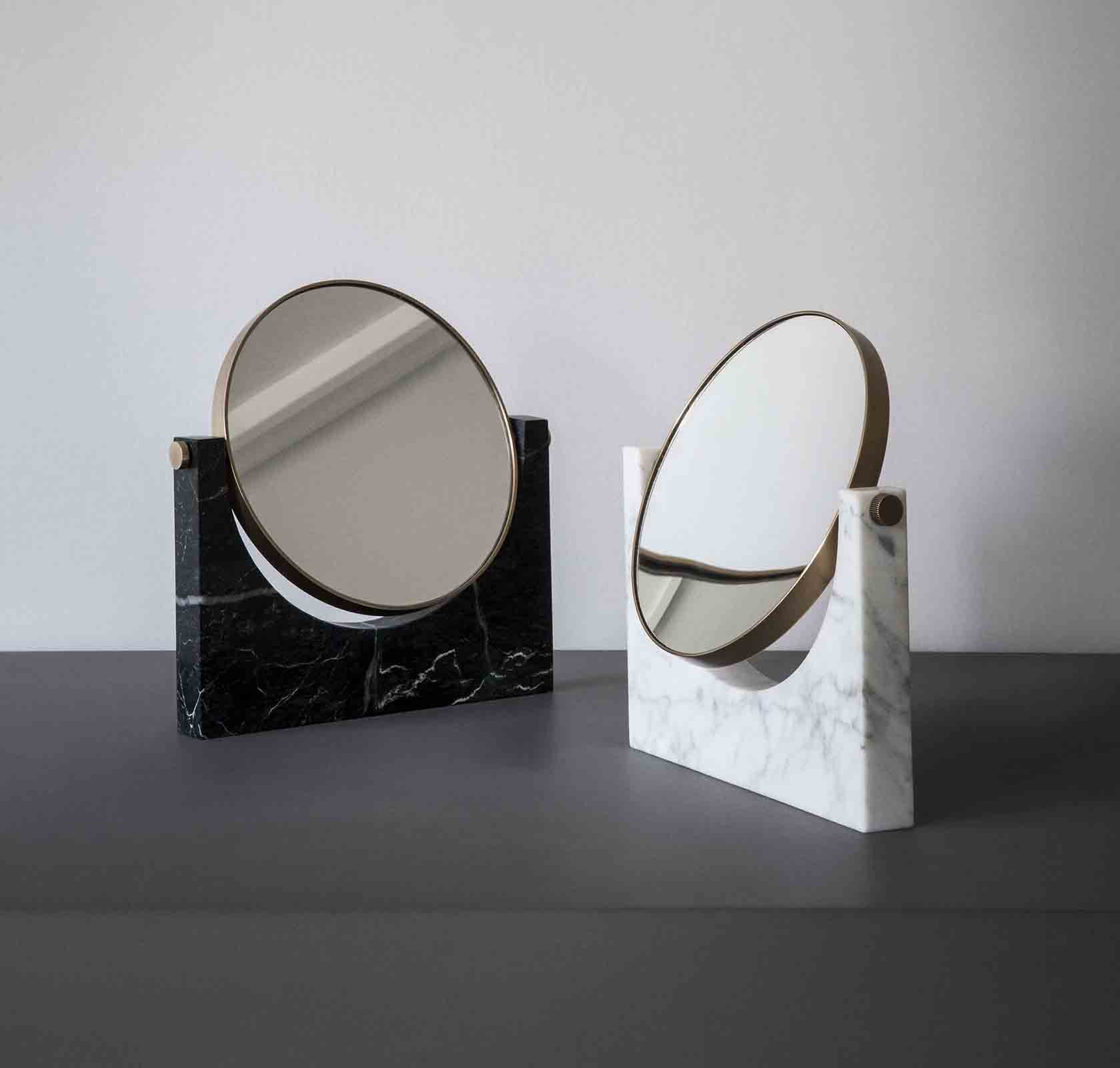 ‘Pepe’ marble vanity mirrors from Menu