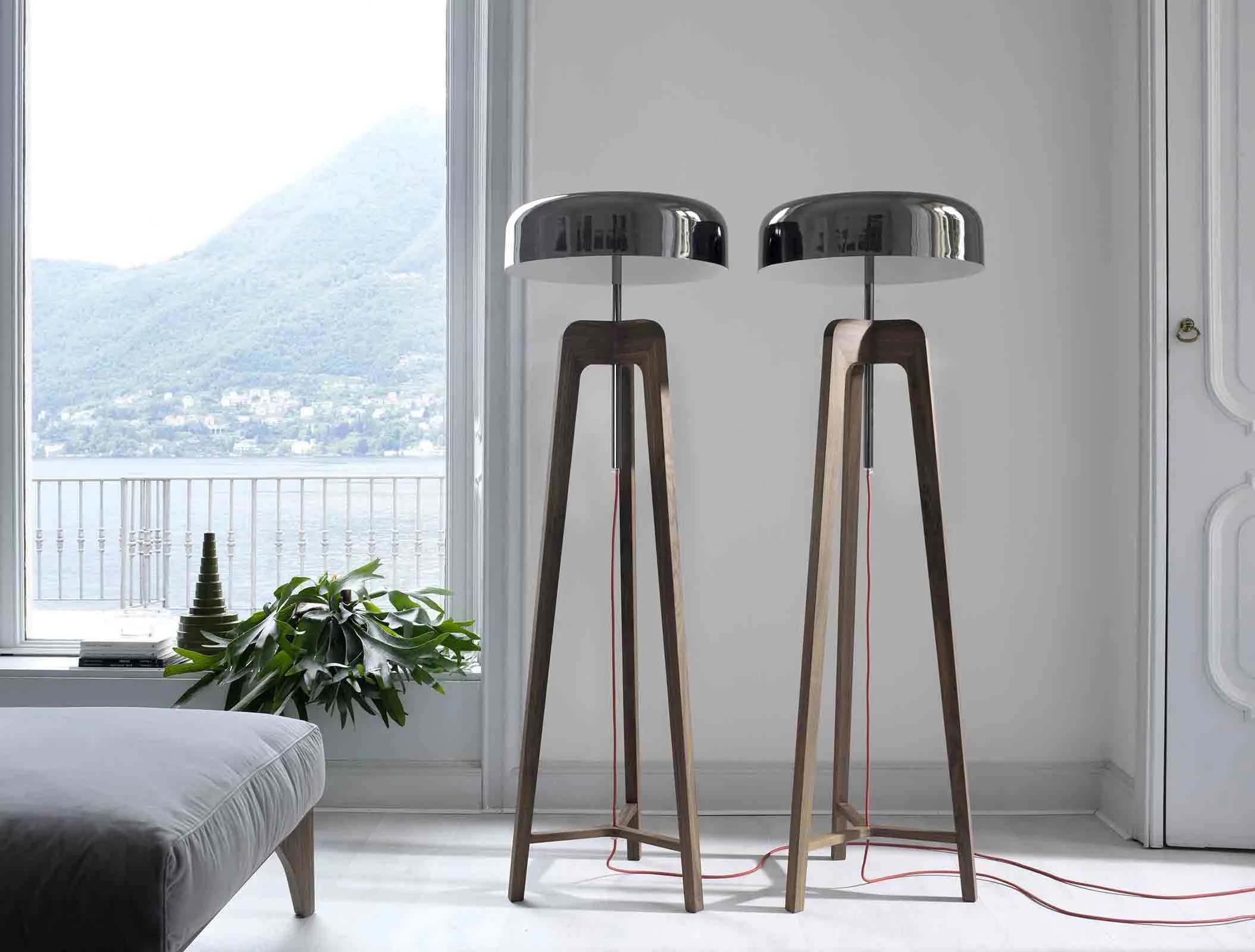 ‘Pileo’ floor lamps from Porada
