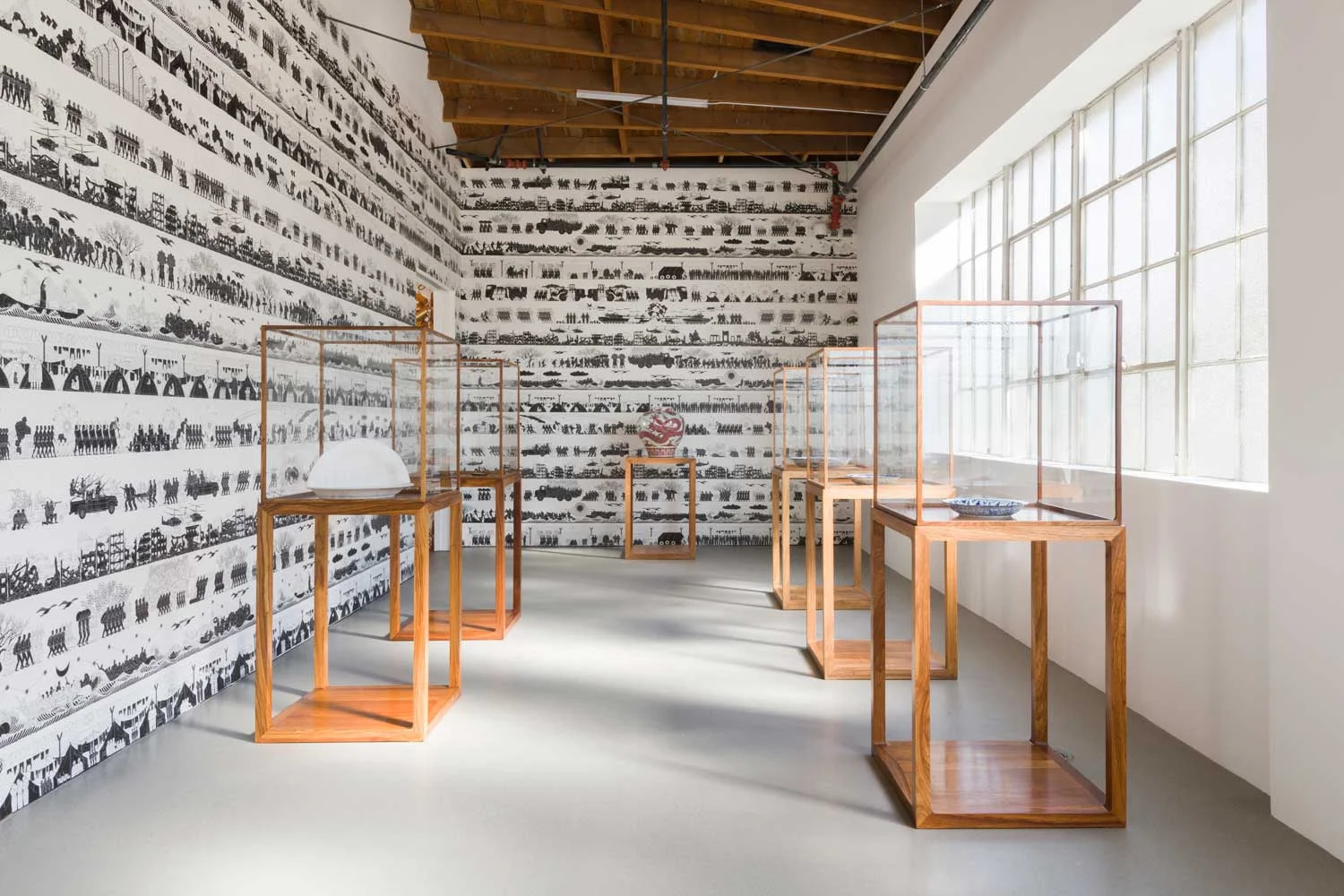 Installation view of Cao Humanity Photo by Jeff Mclane