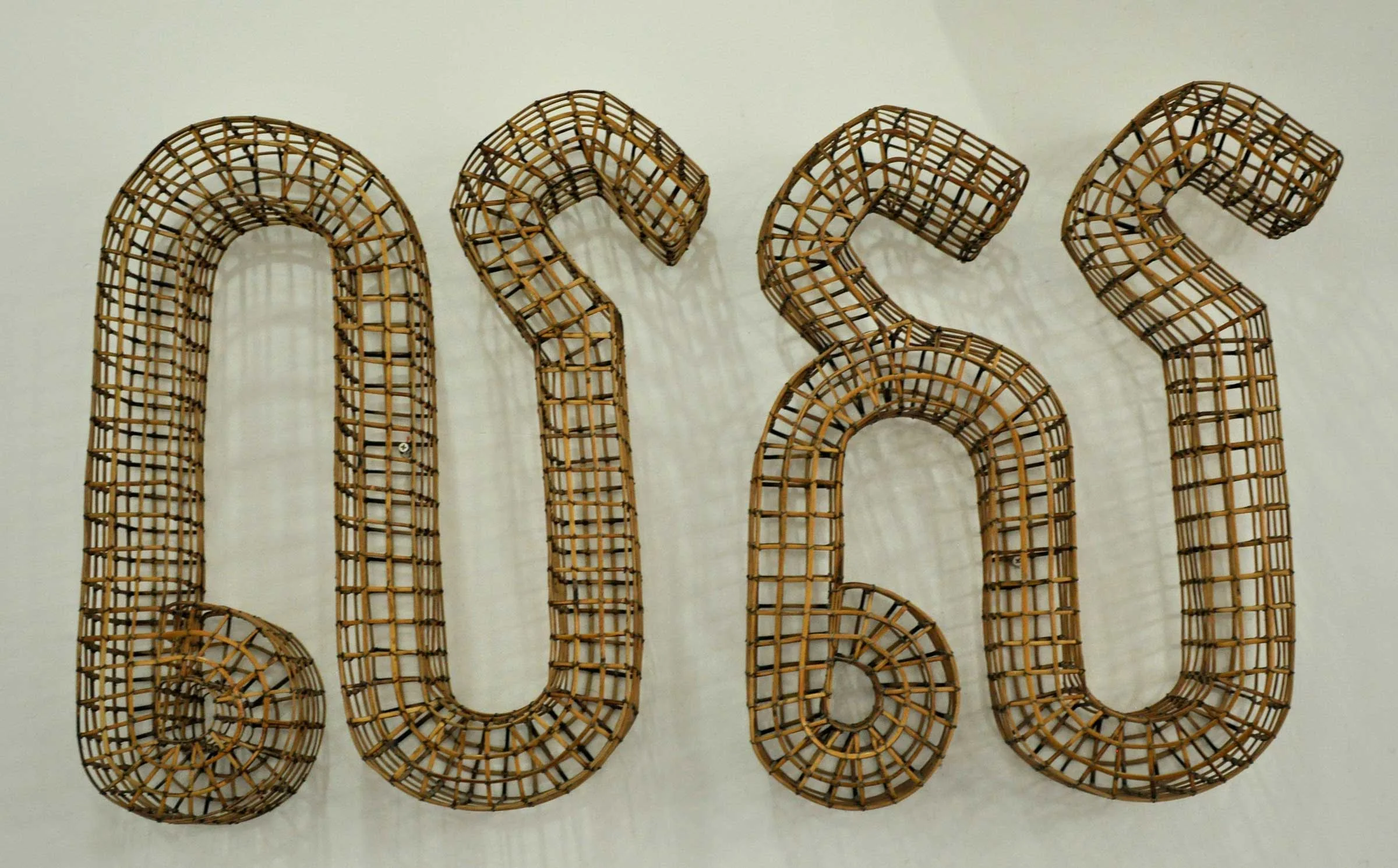 Pich Sopheap, Sculpture Khmer Alphabets , 2012. 93 x 55 x 15cm. Image courtesy of Larry Strange and the artist