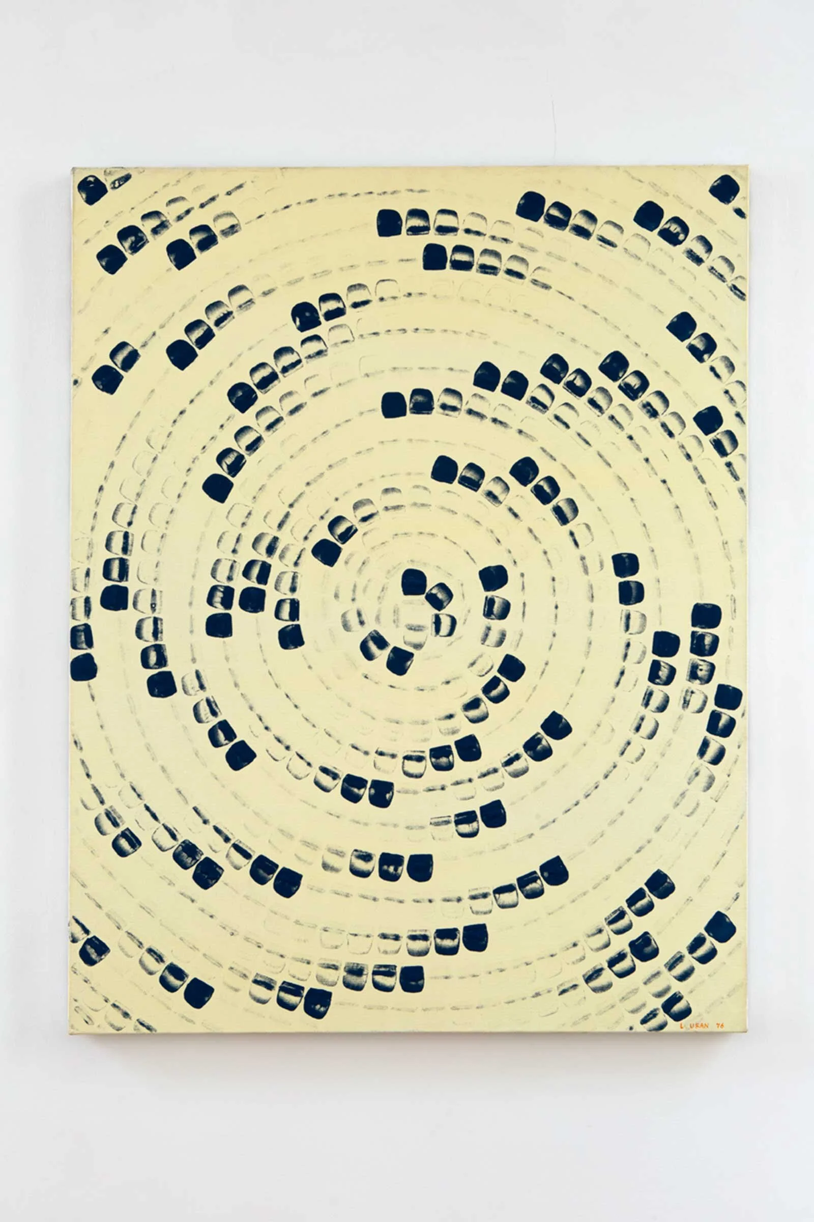 From Point , 1976. Oil and pigment on canvas