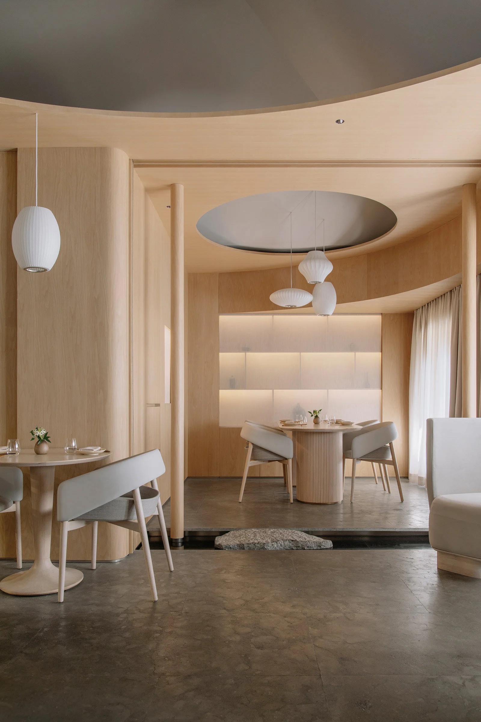 Interior design - Lunar Fine Dining Restaurant in Shanghai, CHINA ...