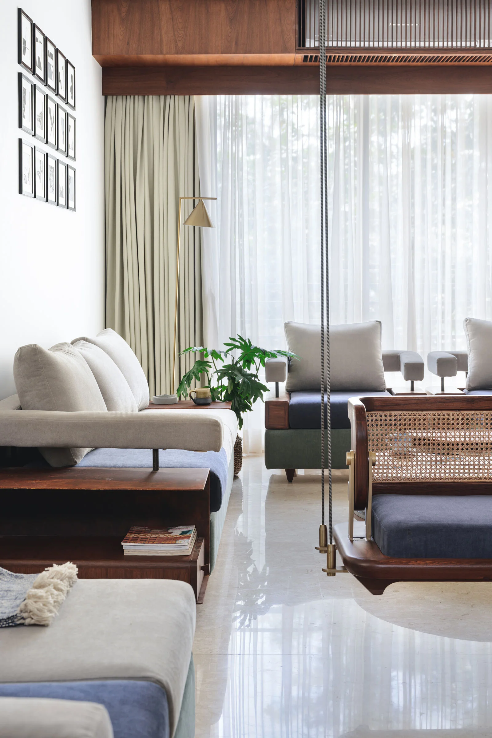 Luxury Home in Ahmedabad India Apartment Interior Design by Ni Dukaan ...