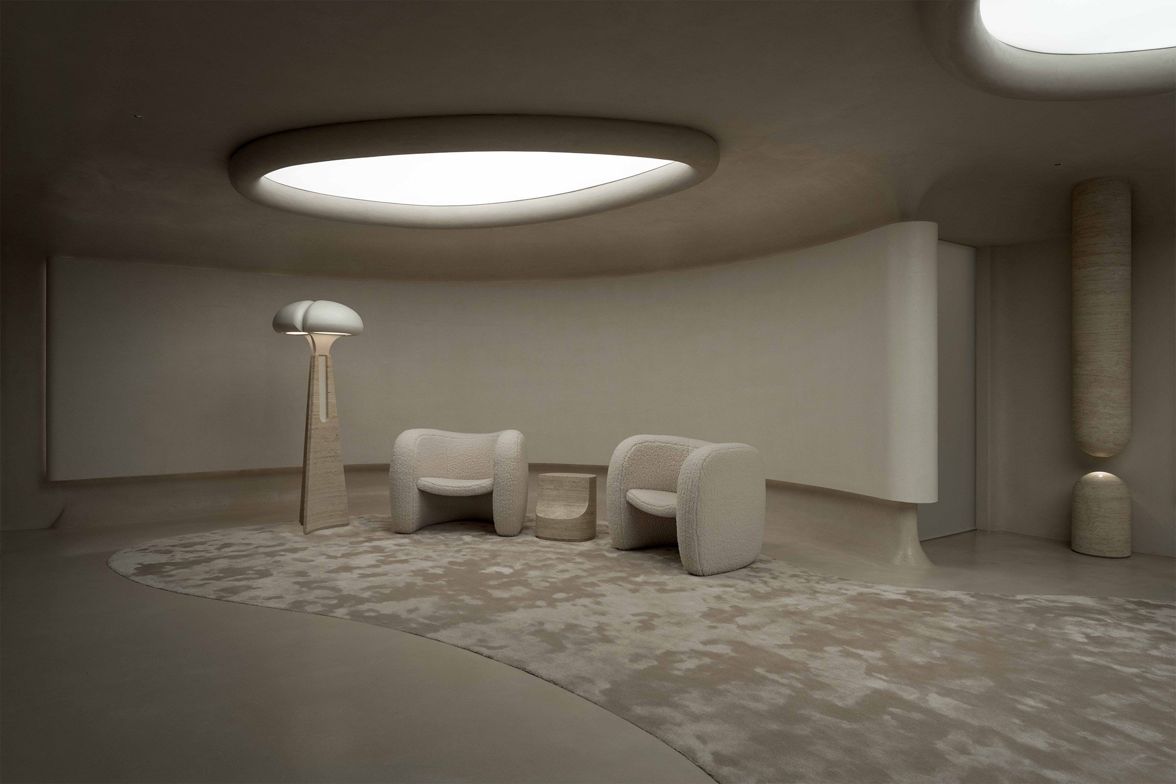 A Cave-Like Aesthetic Centre Inspired by Mushrooms