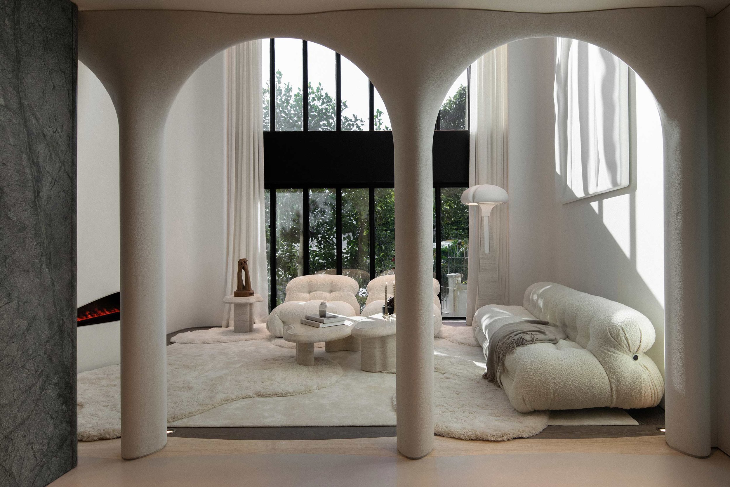 Inspired by Monastic Architecture, This Hong Kong Home Makes Space for Faith