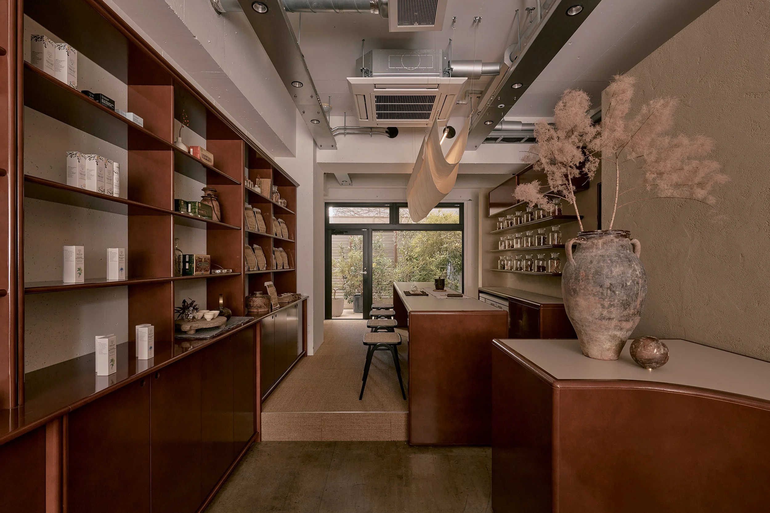 A Tokyo Spa Built from Pink Salt and Raw MDF