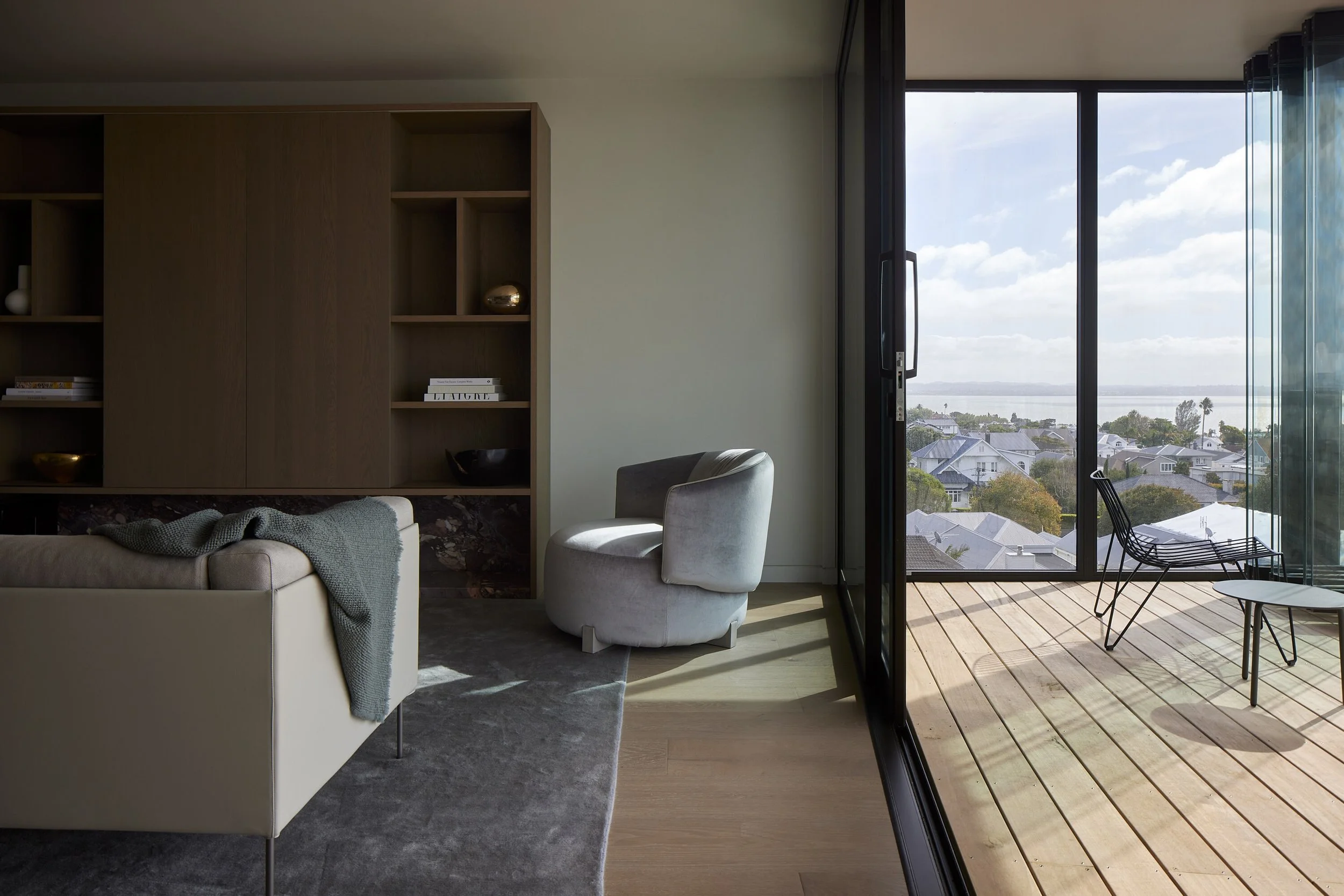 In Contrast to its Panoramic View of Auckland, This Apartment Is Intentionally Intimate