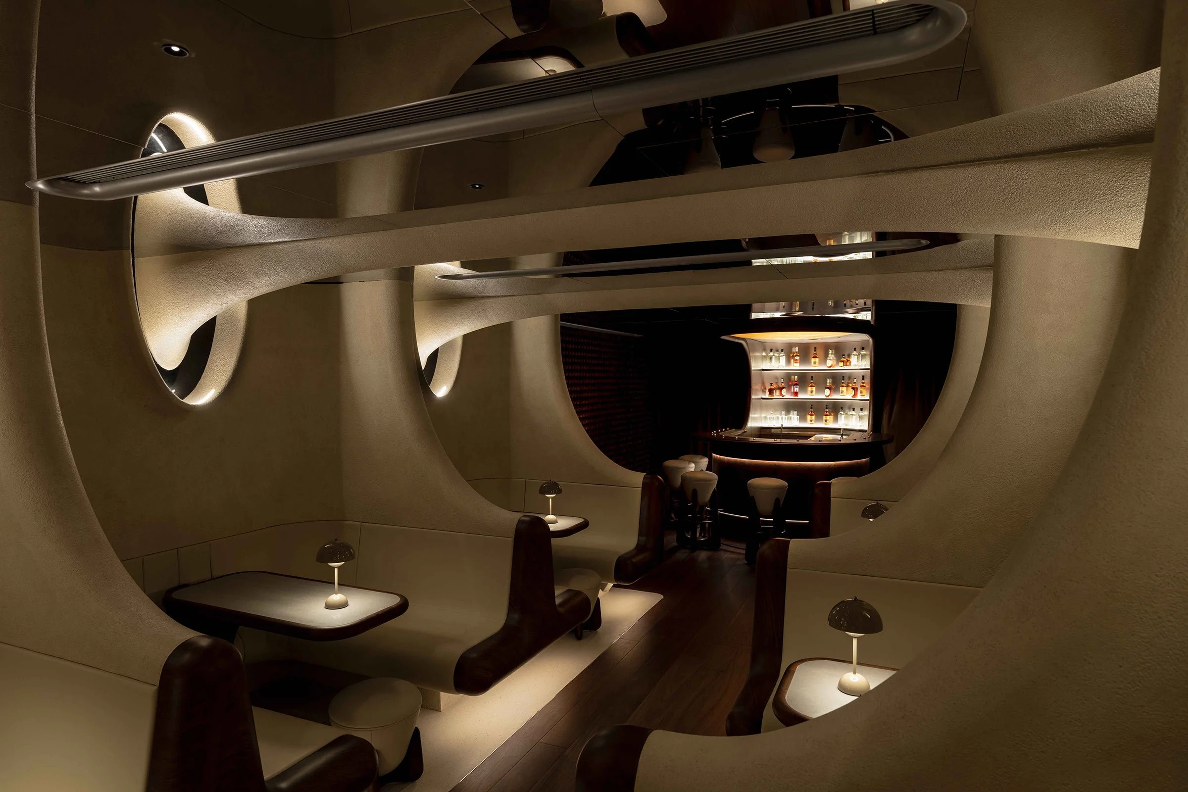Curves and Cocktails at New Hong Kong Bar Artifact — Design Anthology