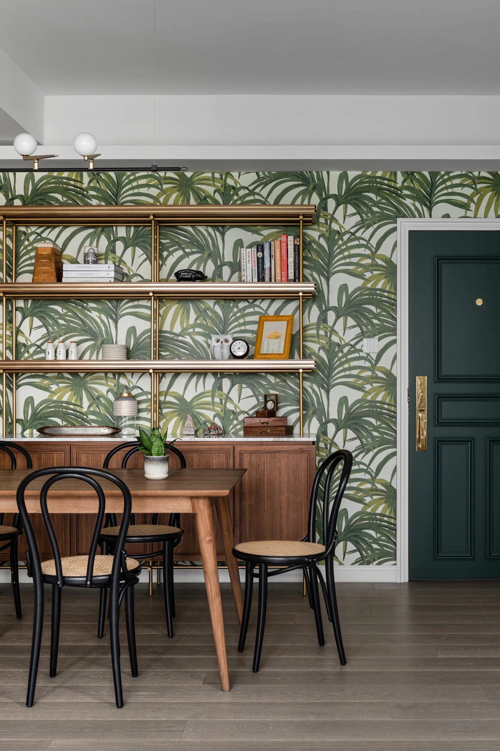 Picture of Shades of Green Define This Modern Family Apartment — Design Anthology