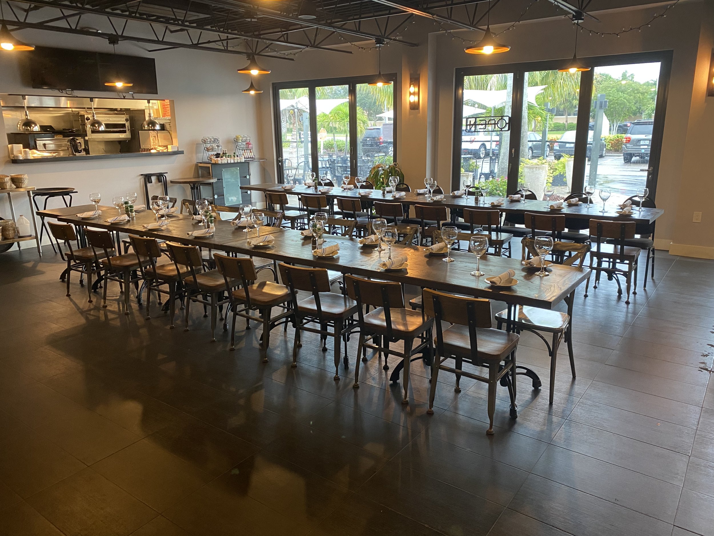 Chef Rolf's New Florida Kitchen dining room in Osprey.