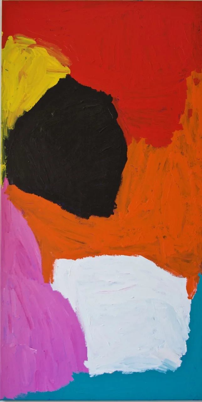Mirdidingkingathi Juwarnda Sally Gabori (c.1924-2015) Dibirdibi Country, 2007 Synthetic polymer paint on linen 198 x 101cm Price: SOLD Provenance: Mornington Island Arts and Crafts, Queensland Marshall Art, Adelaide Private Collection, Melbourne