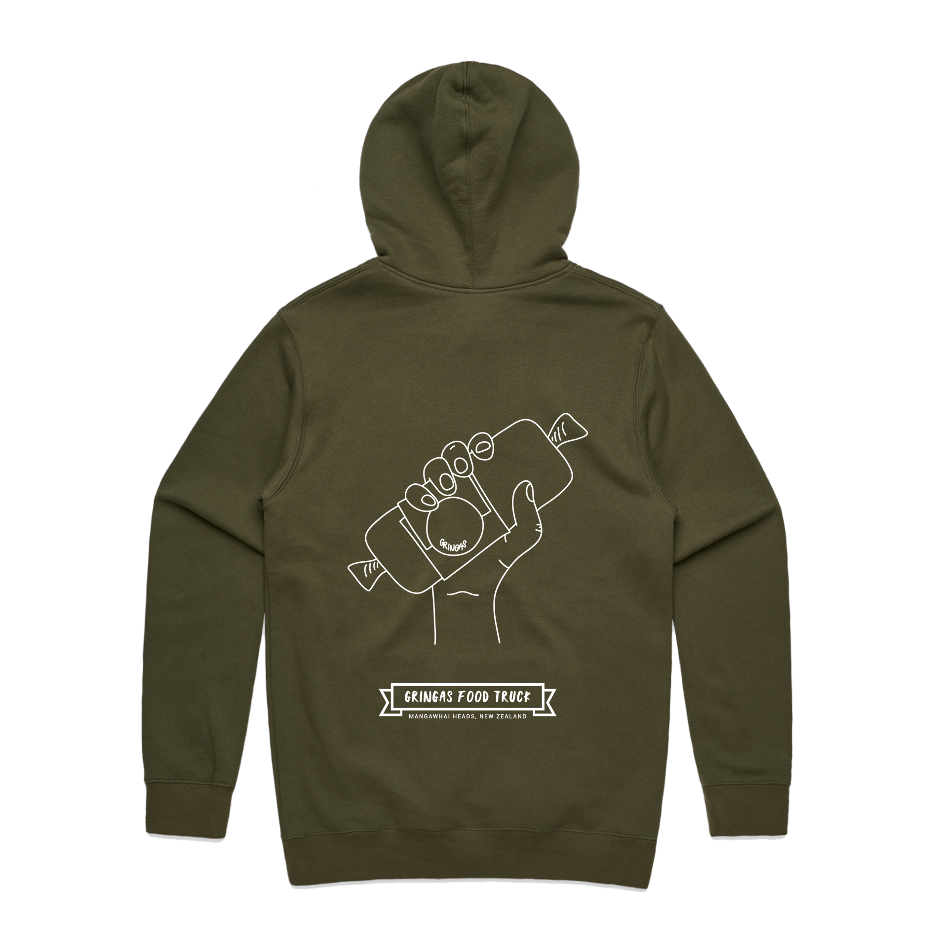 Gringas Hoodies Back Style 4 Army Green.png