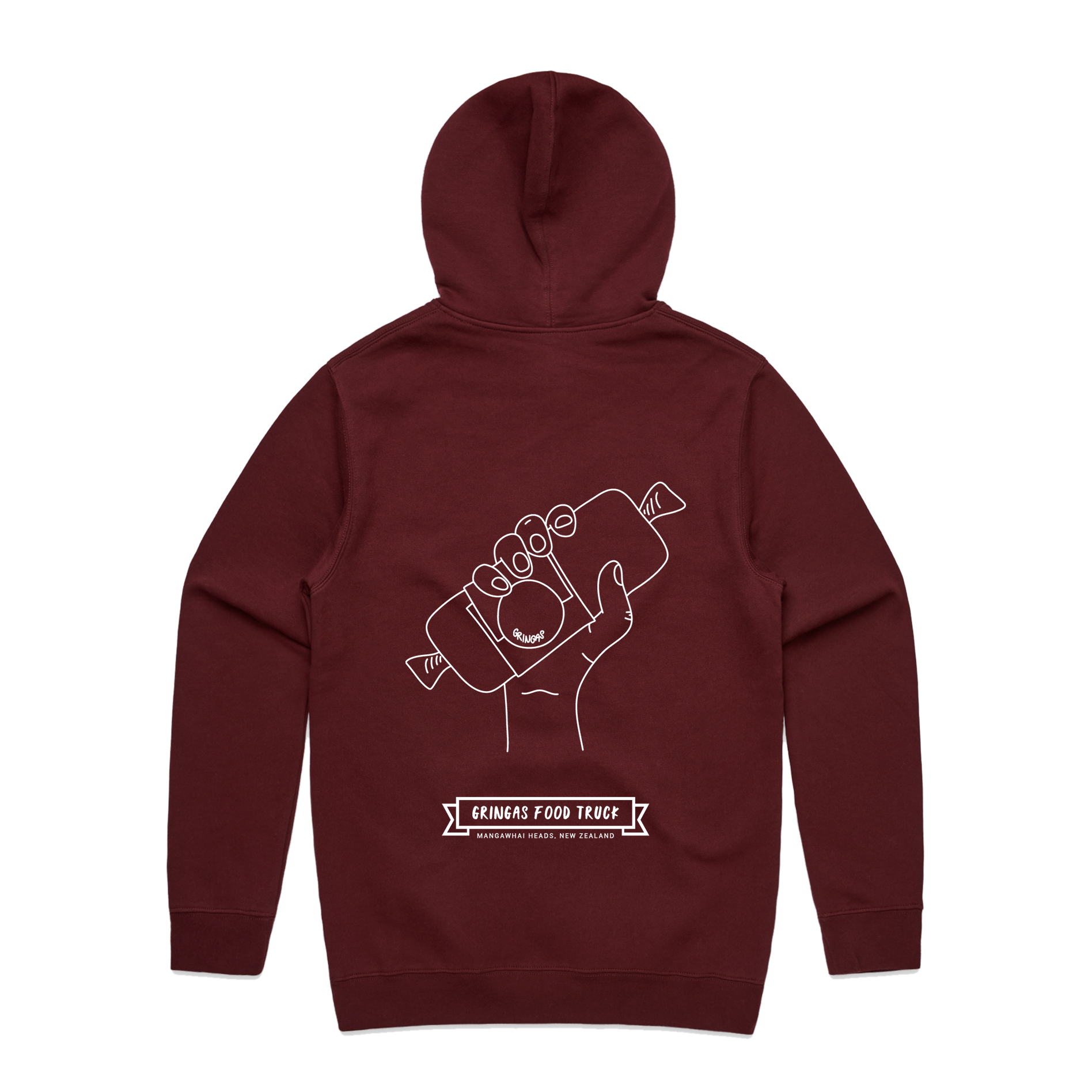 Gringas Hoodies Back Style 4 Burgundy.png