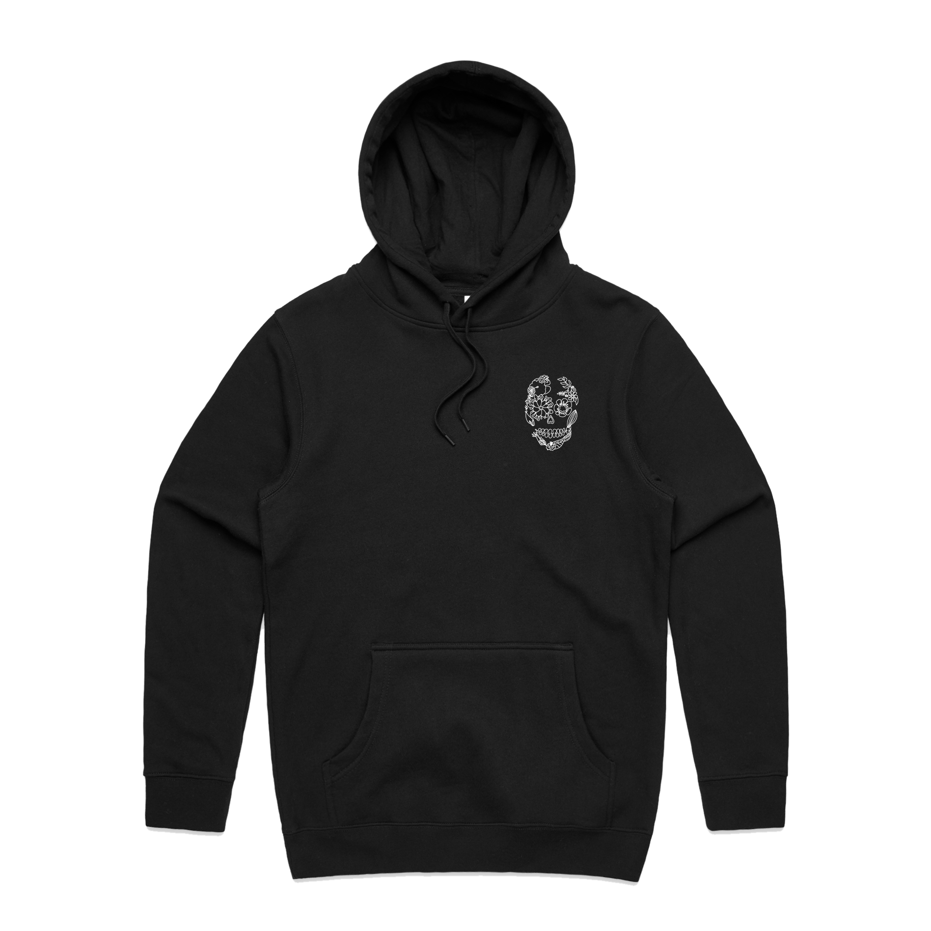 Gringas Hoodies Front Style 4 Black.png