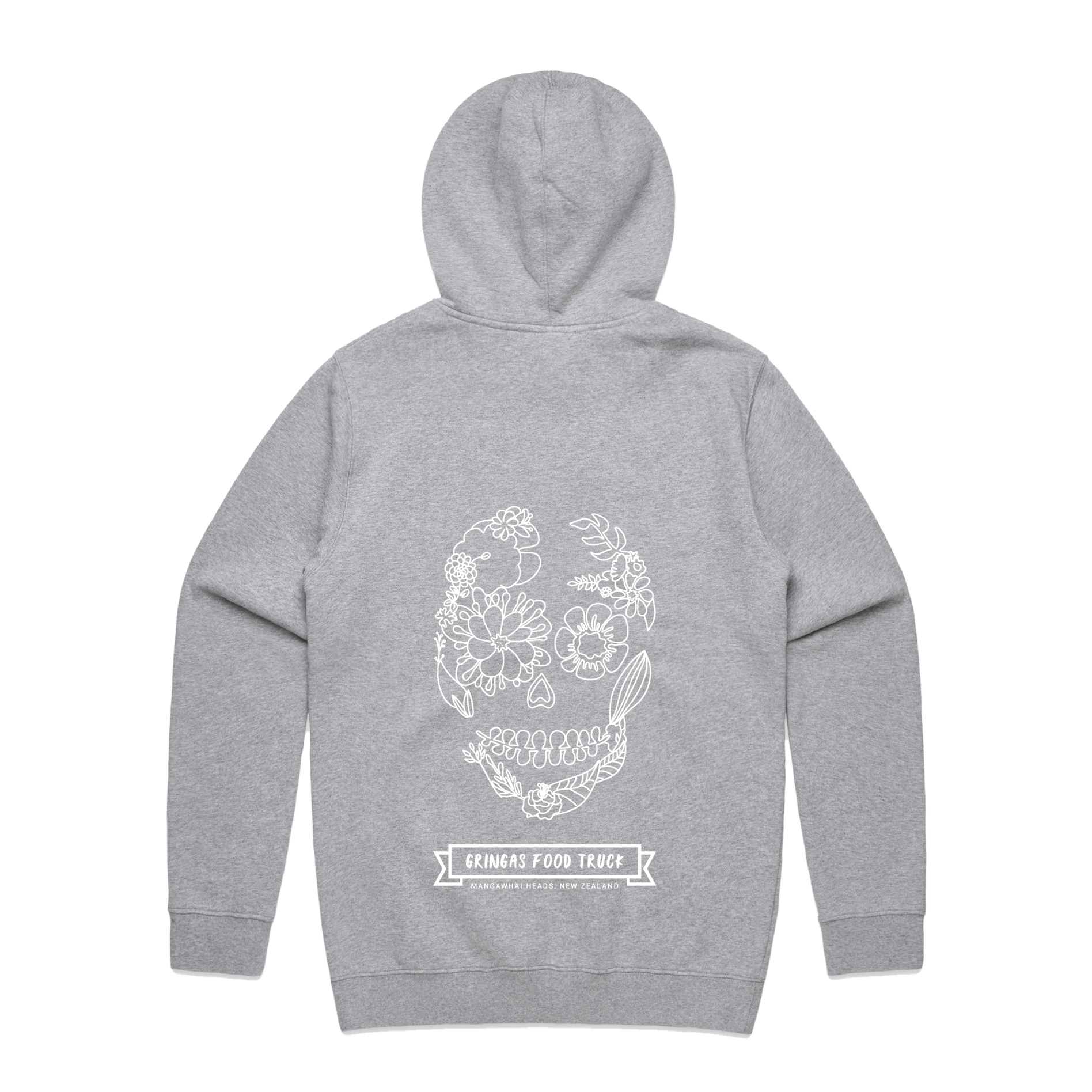 Gringas Hoodies Back Style 2 Grey Marle.png