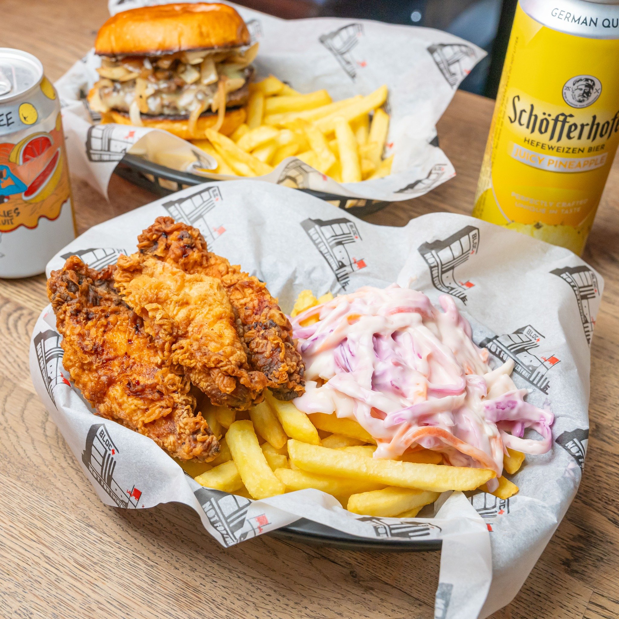 HOWDY! Today&rsquo;s forecast: 99% chance of Kentucky fried chicken or #vegan seitan 🤠 &pound;5 bucks all day. #bloc