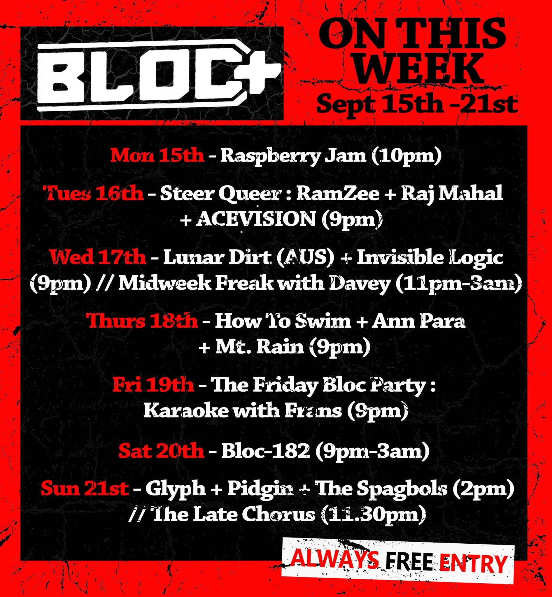 🔥 THIS WEEK AT BLOC+ 🔥